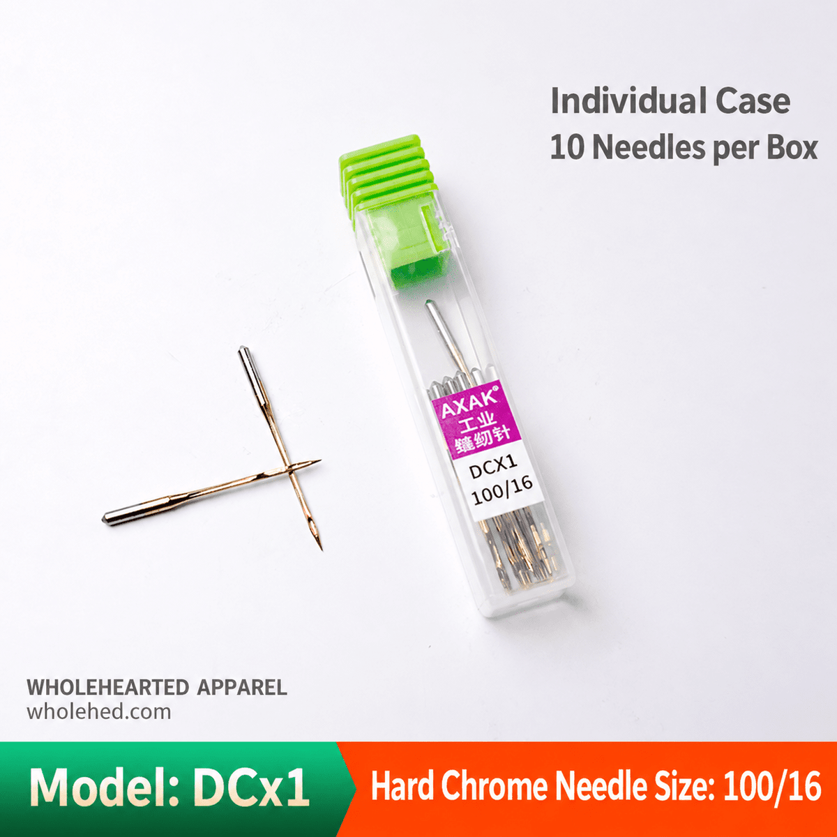 1689★ AXAK Hard Chrome Sewing Machine Needles, DBx1 for Lockstitch and DCx1 for Overlock Machines.