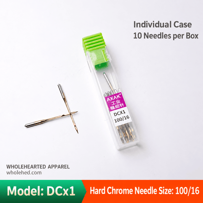 1689★ AXAK Hard Chrome Sewing Machine Needles, DBx1 for Lockstitch and DCx1 for Overlock Machines.