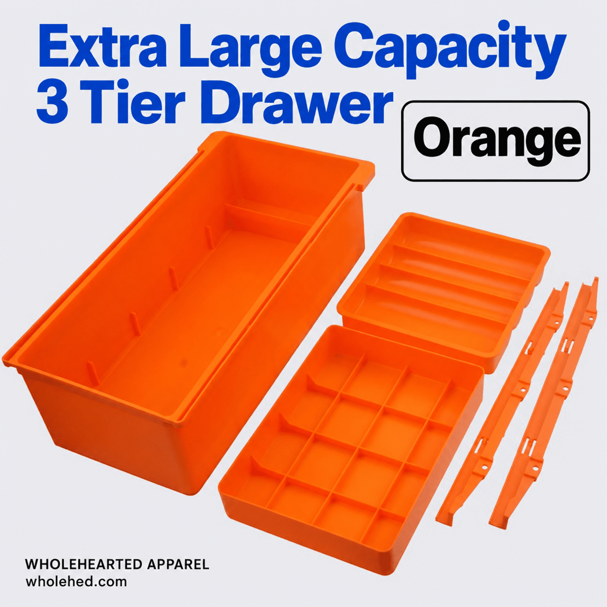 1643★ Organisateur de tiroir universel à 3 niveaux pour le rangement des canettes et outils de machines à coudre industrielles.