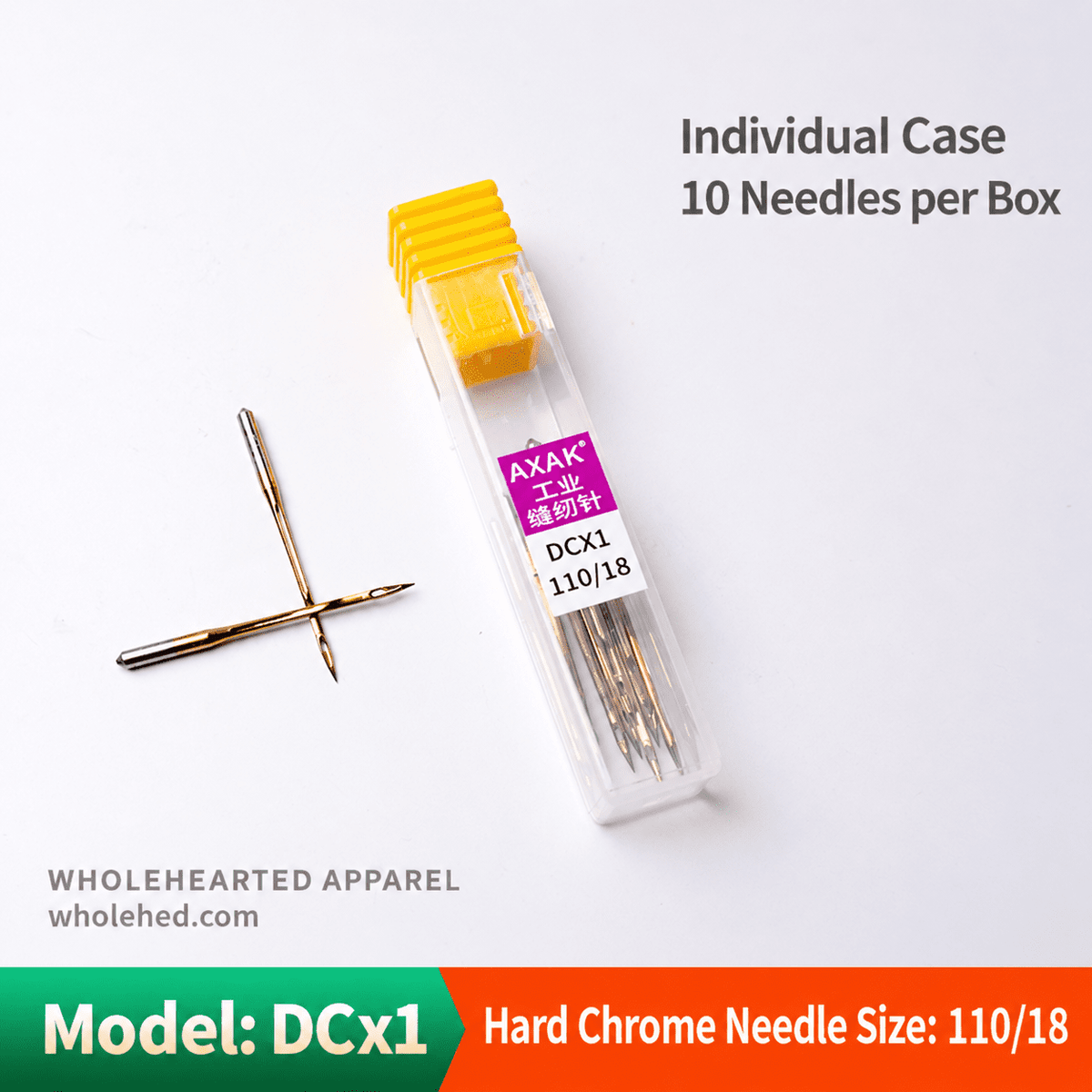 1689★ AXAK Hard Chrome Sewing Machine Needles, DBx1 for Lockstitch and DCx1 for Overlock Machines.