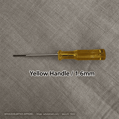 1662★ Sechskant-Schraubendreher für Overlockmaschinen für die Schrauben der oberen Nadel und des Schneiders, 1.5mm und 1.6mm.
