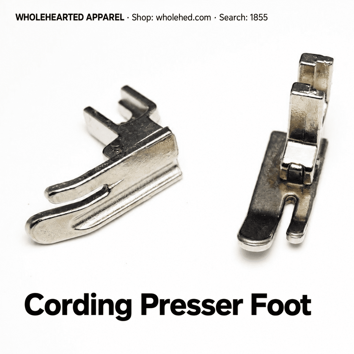 1855★ High-Low Presser Foot for Electric Multifunction Home Sewing Machines – Thick Seams and Pant Hems.