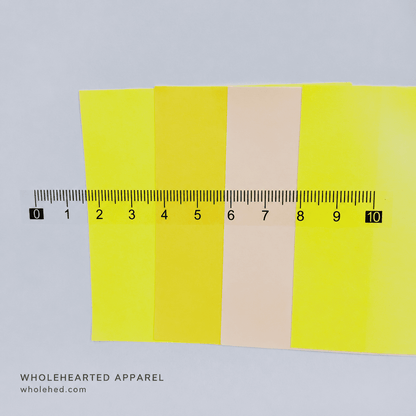 1603★ Transparent Self-Adhesive Waterproof PVC Ruler Sticker with Center-Finding Scale Customizable.