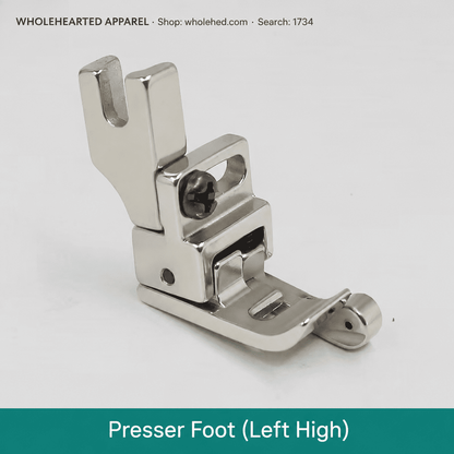 1734★ Neues Modell SY 39 Vollstahl Hoch-Niedrig Nähfuß Computer-Nahmaschine Kantenführung für Steppnähte★