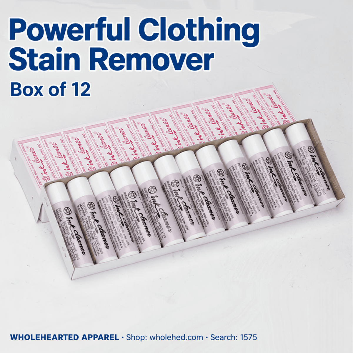 1575★ Barra quitamanchas multiusos para ropa: grasa, bolígrafo y lápiz labial.