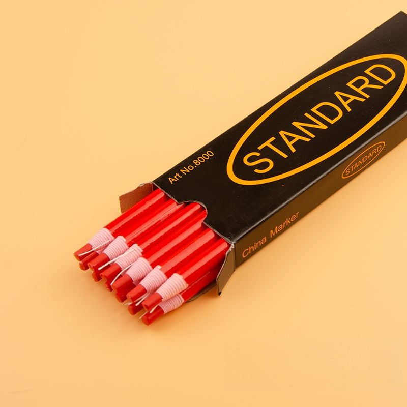1666★ Lápiz marcador de cera lavable para corte y confección de prendas, diseño de cuerda sin necesidad de sacar punta.