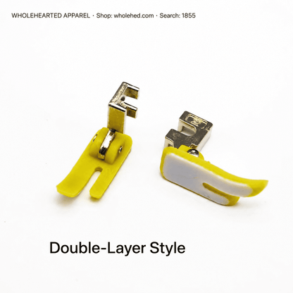 1855★ High-Low Presser Foot for Electric Multifunction Home Sewing Machines – Thick Seams and Pant Hems.