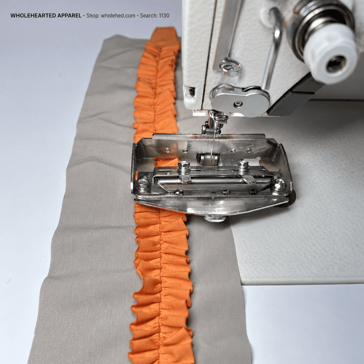 1130★ Industrial Sewing Machine Gathering Presser Foot for Ruffled Top and Flat Bottom Fabric