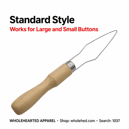 1037★ Quick Button Fastening Tool for Garment Factories and DIY Sewing Projects.