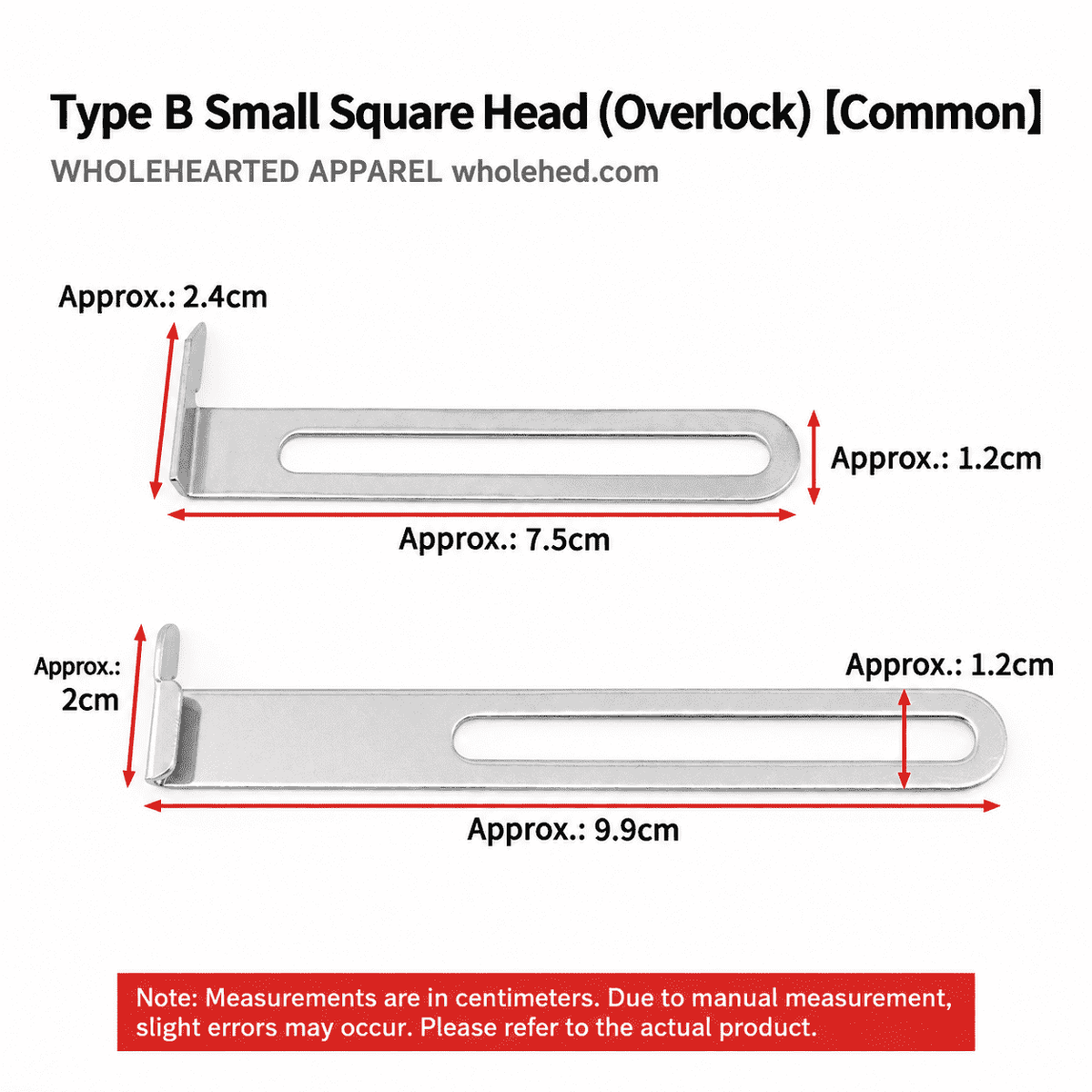 1767★ Adjustable Square Head Hemming Guide for Three-Needle Five-Thread Coverstitch Machine Sleeves and Necklines.