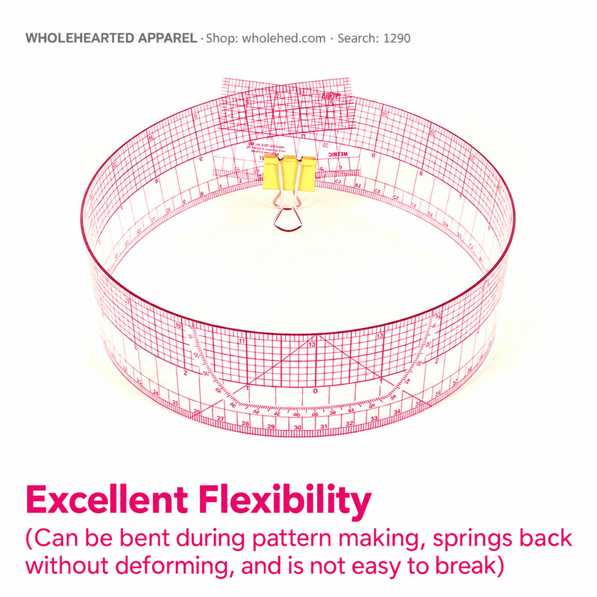 1290★ Large Curve Ruler for Clothing Pattern Making, Garment Drafting and Cutting.