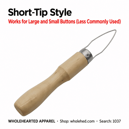 1037★ Quick Button Fastening Tool for Garment Factories and DIY Sewing Projects.