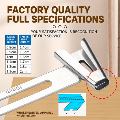 1478★ Garment Cutting Machine Belt Loop Folder Attachment for Waistband and Loop Sewing.