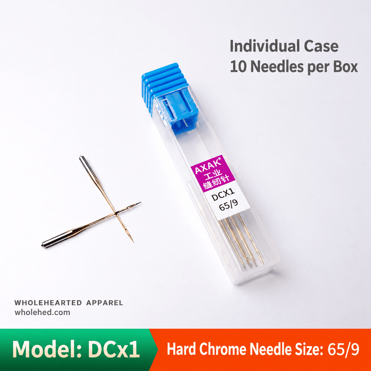1689★ AXAK Hard Chrome Sewing Machine Needles, DBx1 for Lockstitch and DCx1 for Overlock Machines.