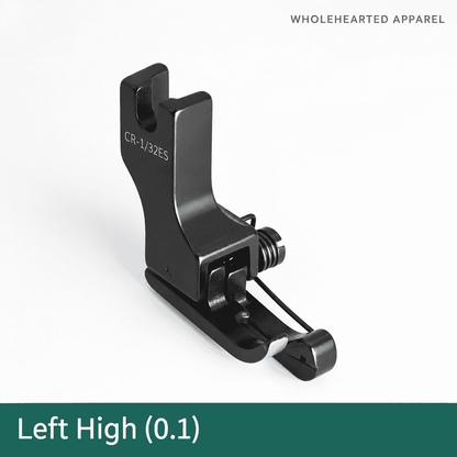 1017★ Black Titanium Steel Spring High-Low Presser Foot, Smooth and Wear-Resistant, Oxidation-Resistant Finish.