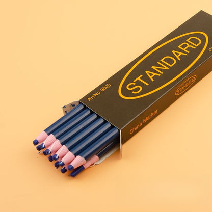 1666★ Lápiz marcador de cera lavable para corte y confección de prendas, diseño de cuerda sin necesidad de sacar punta.