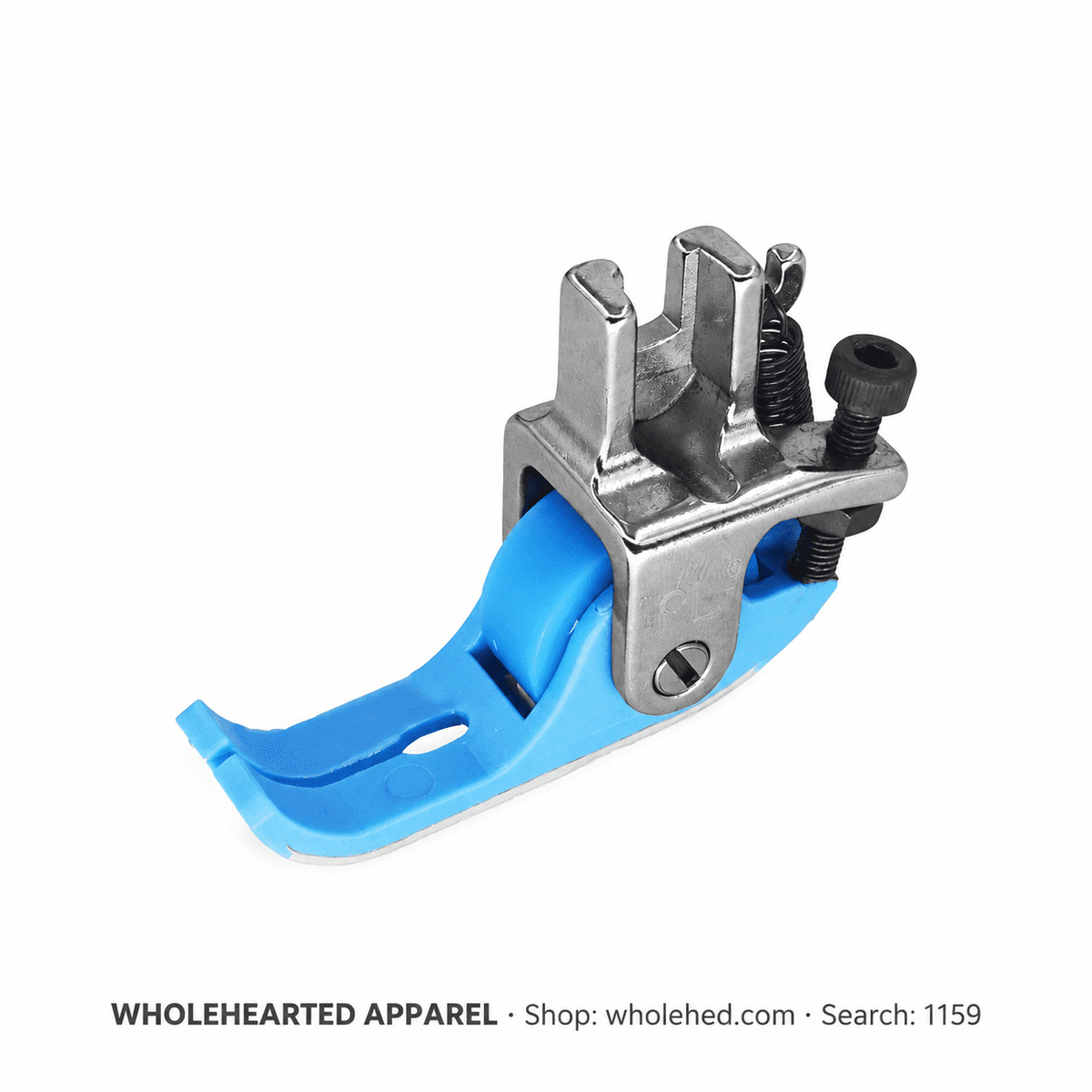 1159★ Teflon Narrow Roller Presser Foot with Plastic Sole for Flatbed Sewing Machines, Suitable for Thin and Thick Fabrics