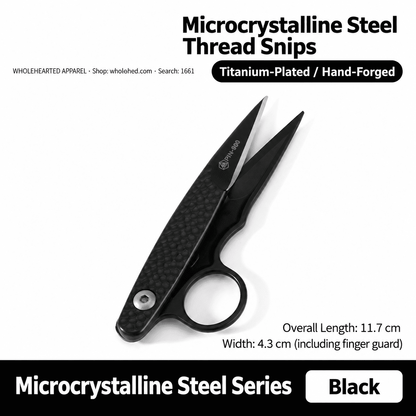 1661★ Microcrystalline Steel Thread Snips, Stainless Steel Sewing Scissors for Embroidery, Cross Stitch and Tailoring