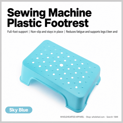 1844★ Pédale de machine à coudre en plastique avec base en caoutchouc antidérapante, stable, silencieuse, confortable et conception robuste