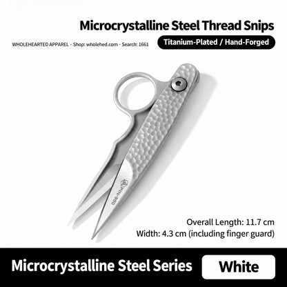1661★ Microcrystalline Steel Thread Snips, Stainless Steel Sewing Scissors for Embroidery, Cross Stitch and Tailoring