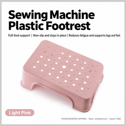 1844★ Pédale de machine à coudre en plastique avec base en caoutchouc antidérapante, stable, silencieuse, confortable et conception robuste
