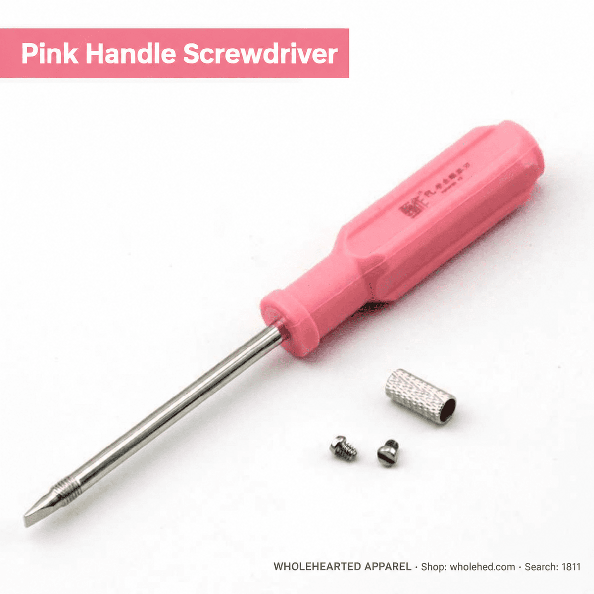 1811★ Magnetic Flathead Safety Screwdriver for Sewing Machines, Medium Size, S2 Steel