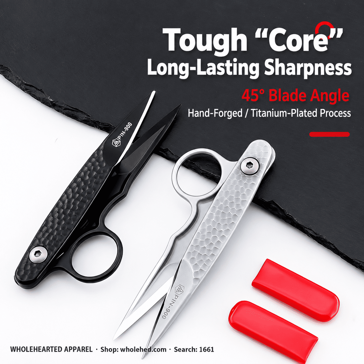 1661★ Microcrystalline Steel Thread Snips, Stainless Steel Sewing Scissors for Embroidery, Cross Stitch and Tailoring
