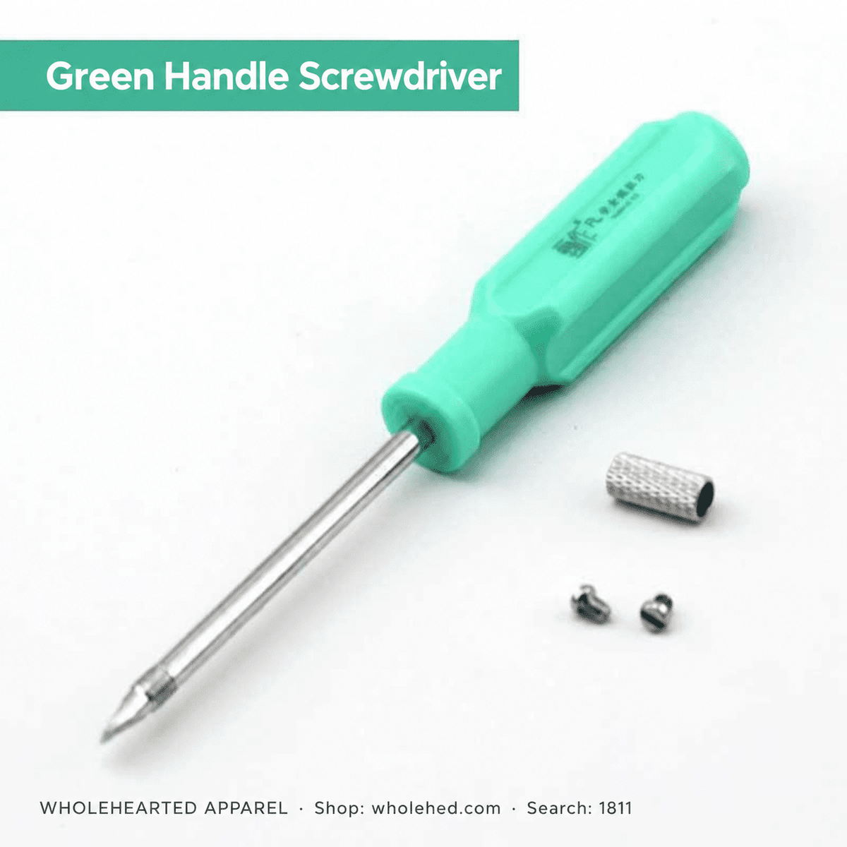 1811★ Magnetic Flathead Safety Screwdriver for Sewing Machines, Medium Size, S2 Steel