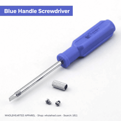1811★ Magnetic Flathead Safety Screwdriver for Sewing Machines, Medium Size, S2 Steel