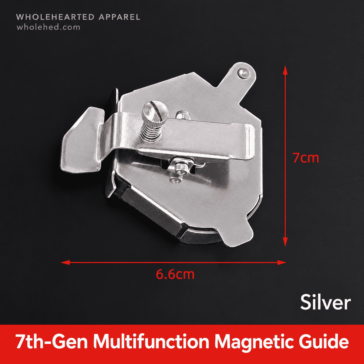 1021★ Guide de couture magnétique multifonction hexagonal pour le guidage des bords, les surpiqûres et la couture courbe.