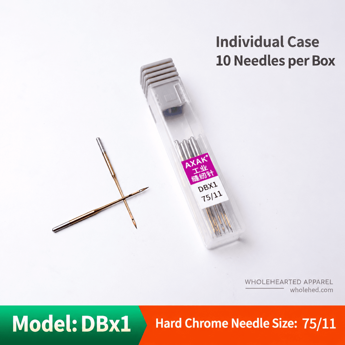 1689★ AXAK Hard Chrome Sewing Machine Needles, DBx1 for Lockstitch and DCx1 for Overlock Machines.