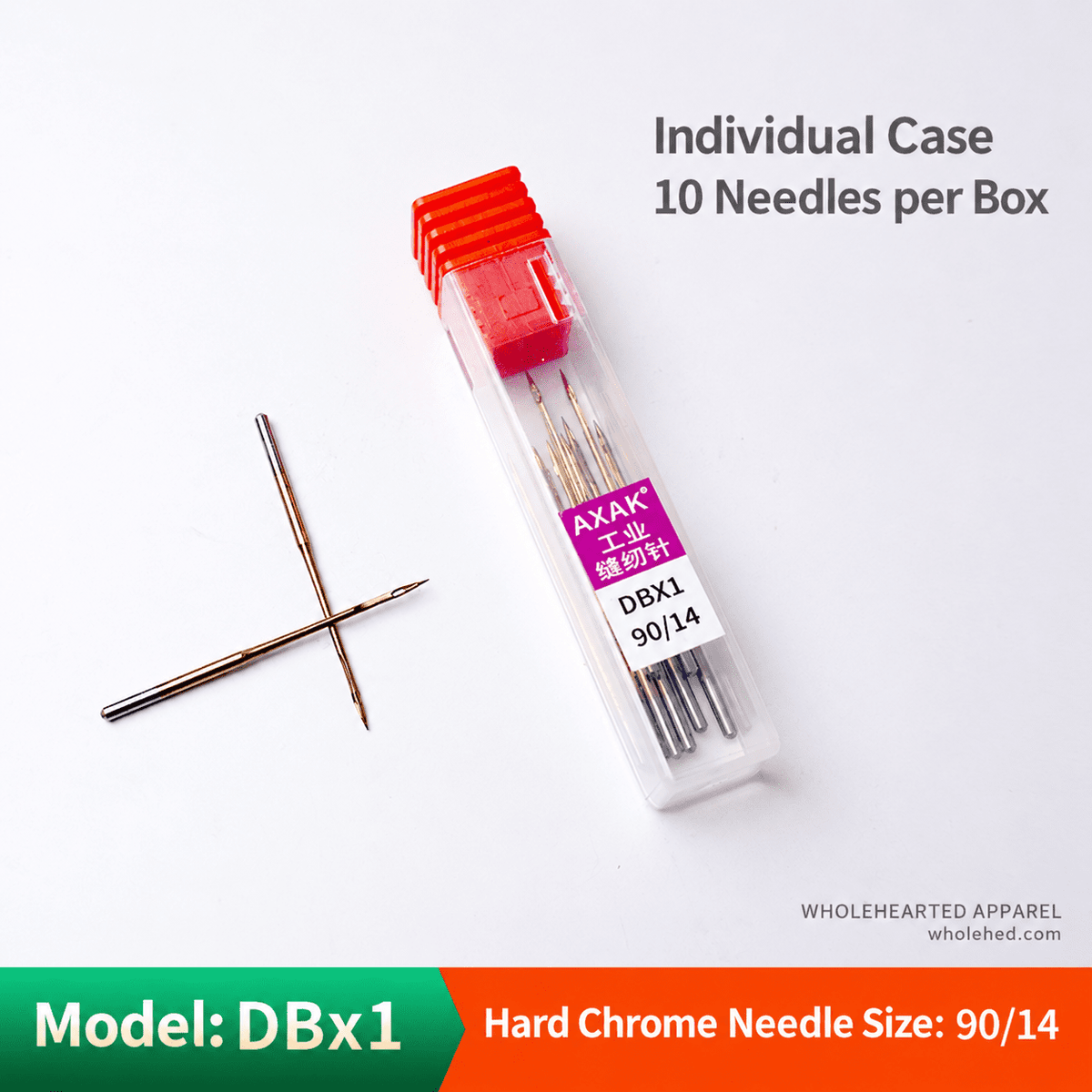 1689★ AXAK Hard Chrome Sewing Machine Needles, DBx1 for Lockstitch and DCx1 for Overlock Machines.