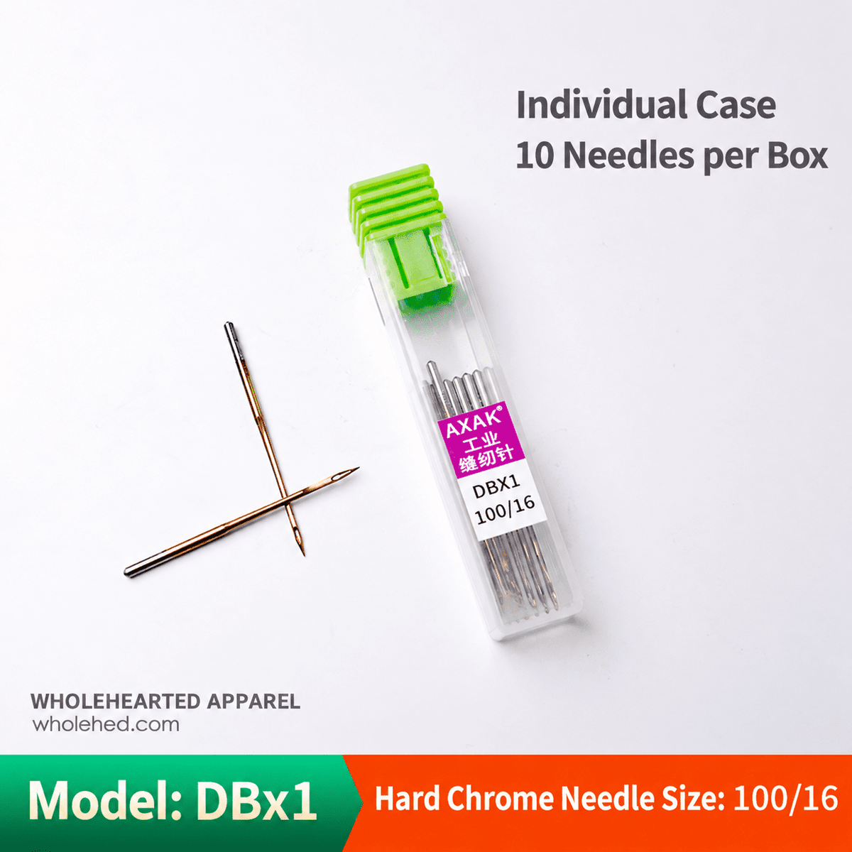 1689★ AXAK Hard Chrome Sewing Machine Needles, DBx1 for Lockstitch and DCx1 for Overlock Machines.