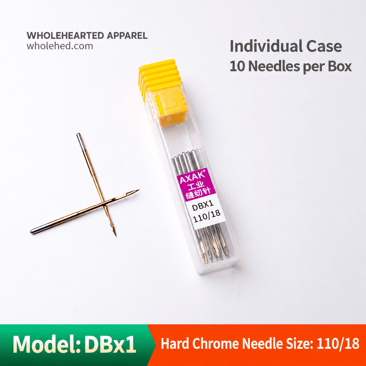 1689★ AXAK Hard Chrome Sewing Machine Needles, DBx1 for Lockstitch and DCx1 for Overlock Machines.