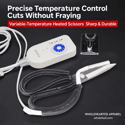 1220★ Electric Hot Scissors with Switch for Label Edge Trimming and Webbing Cutting Heating Tube Type.