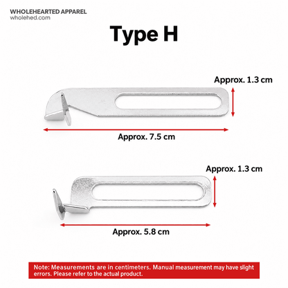 1767★ Adjustable Square Head Hemming Guide for Three-Needle Five-Thread Coverstitch Machine Sleeves and Necklines.