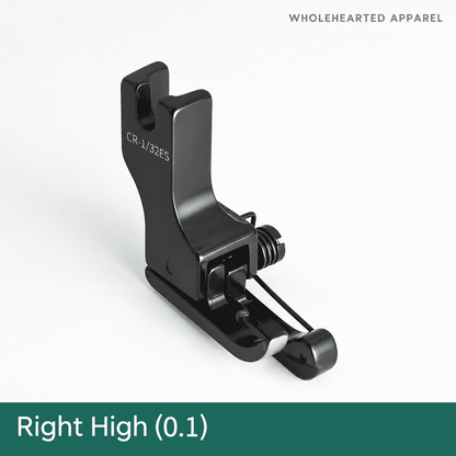 1017★ Black Titanium Steel Spring High-Low Presser Foot, Smooth and Wear-Resistant, Oxidation-Resistant Finish.