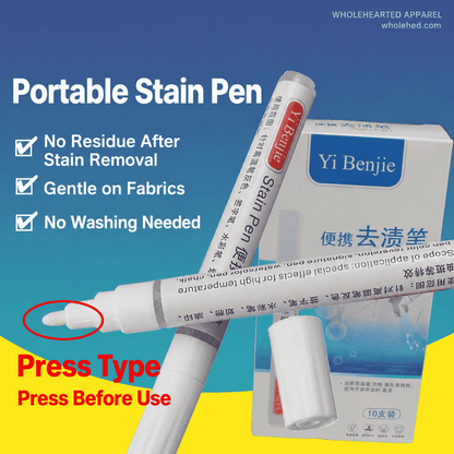 1274★ Penna smacchiante portatile per macchie d'olio, penna termocancellabile che riappare e gessetto da sarto.