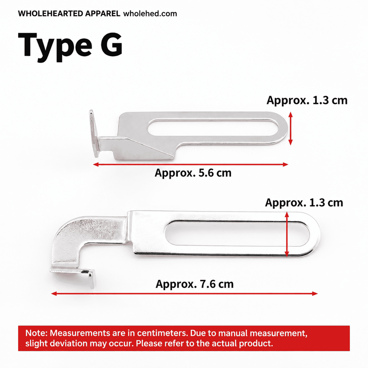 1767★ Adjustable Square Head Hemming Guide for Three-Needle Five-Thread Coverstitch Machine Sleeves and Necklines.