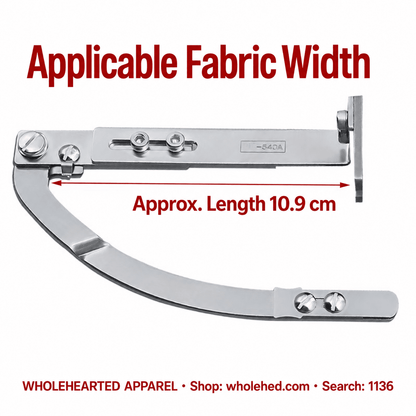 1136★ Industrial Flatbed Sewing Machine Edge-Stitching Guide for Plackets and Waistbands