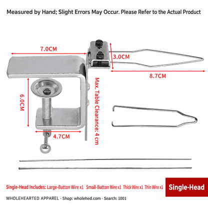 1001★ I-Beam Clamp Buttoning Tool for Garment Production.