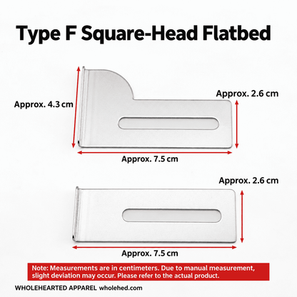 1767★ Adjustable Square Head Hemming Guide for Three-Needle Five-Thread Coverstitch Machine Sleeves and Necklines.