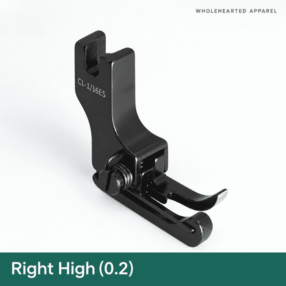 1017★ Black Titanium Steel Spring High-Low Presser Foot, Smooth and Wear-Resistant, Oxidation-Resistant Finish.