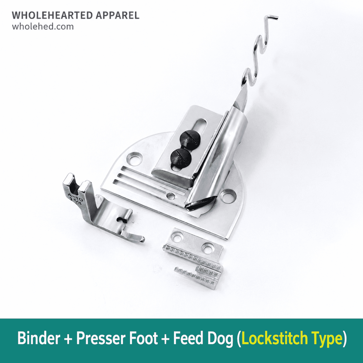1736★ Handmade Single-Fold Tape Binder for Lockstitch & Walking Foot Sewing Machines.