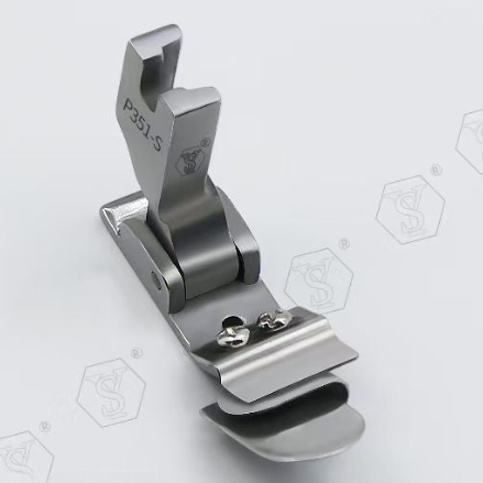 1107★  [New product] P351 non-ironing folding edge pressing foot, turtle hat under folding flat car crimping drum tool