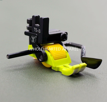 1592★  New Teflon T5-S multi-purpose five-in-one computer flat car left and right rib pressing roller pressing foot