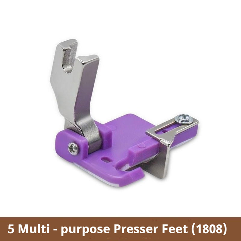 1808★ P284 Prensatelas de guía de borde multiusos para máquinas de coser computarizadas de pespunte, para dobladillos y pliegues en pantalones★