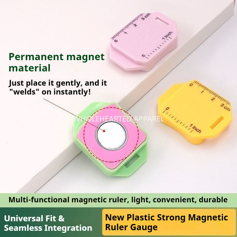 1760★ Nouveau guide de couture magnétique robuste en plastique avec échelle, mini et grand format, accessoire de couture.★