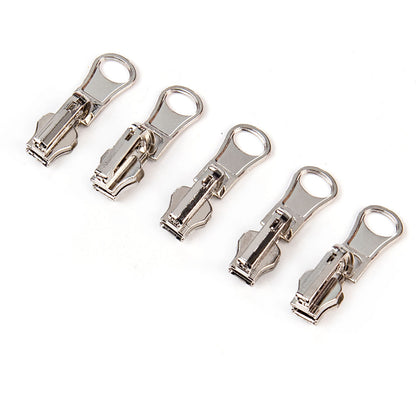 3106  Zipper No. 5 platinum open tail rotating almond head large k head single head double-sided coat trench coat is suitable