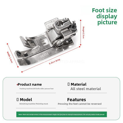 1540★  Interlock sewing machine left knife three-needle five-thread roller presser foot knife holder FK571 presser foot thickness general sewing machine accessories